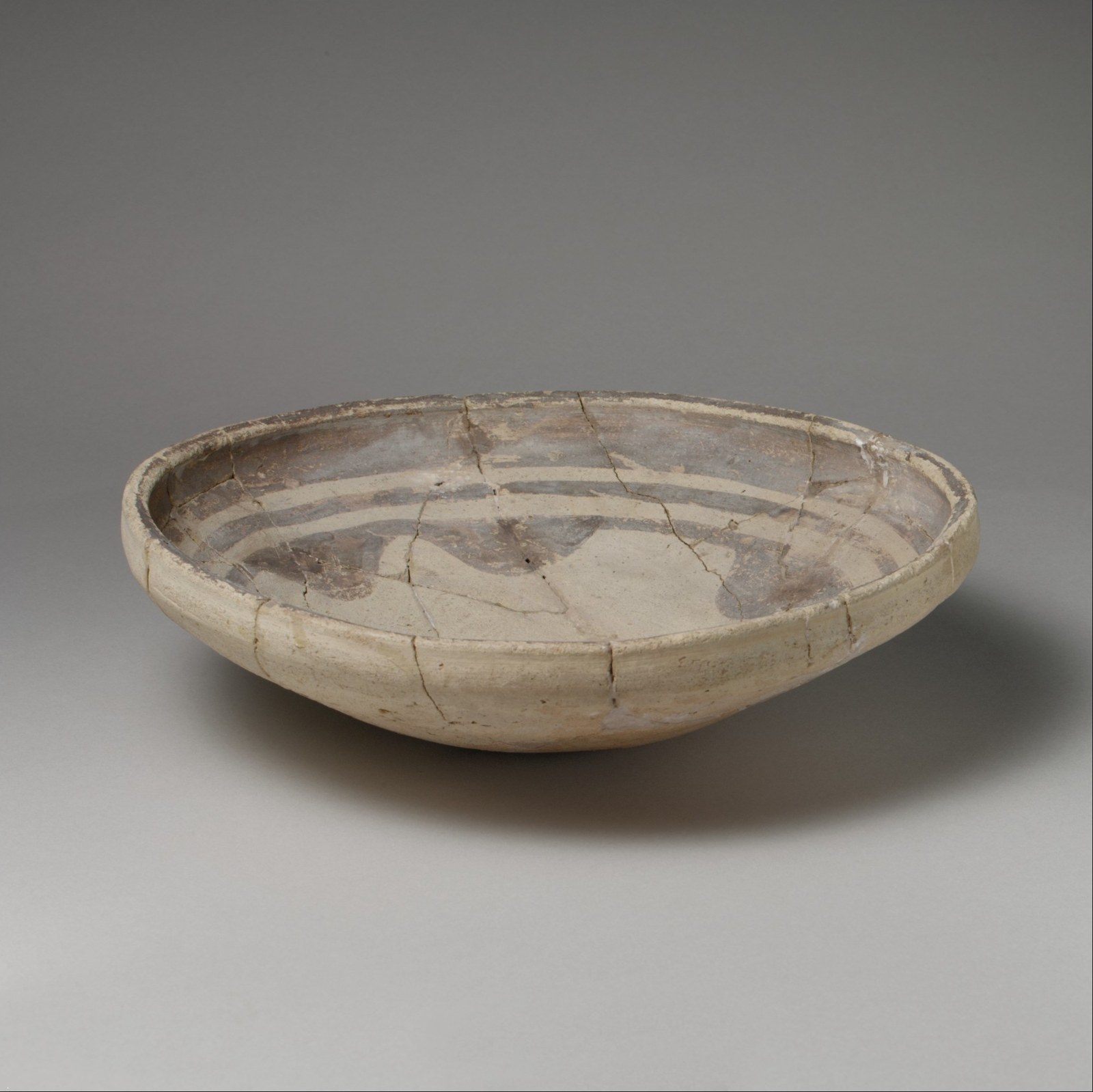 Ubaid bowl from Eridu cemetery, grave 136; mid-sixth–fifth millennium BCE. Metropolitan Museum of Art, 49.133.2. A specific archaeological object, not a representation of all Ubaid pottery
