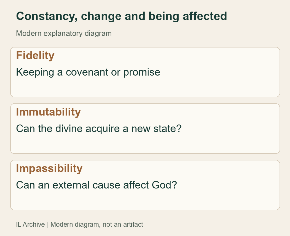 Modern conceptual distinction; connecting the levels requires argument, and terminology alone does not deny love or providence