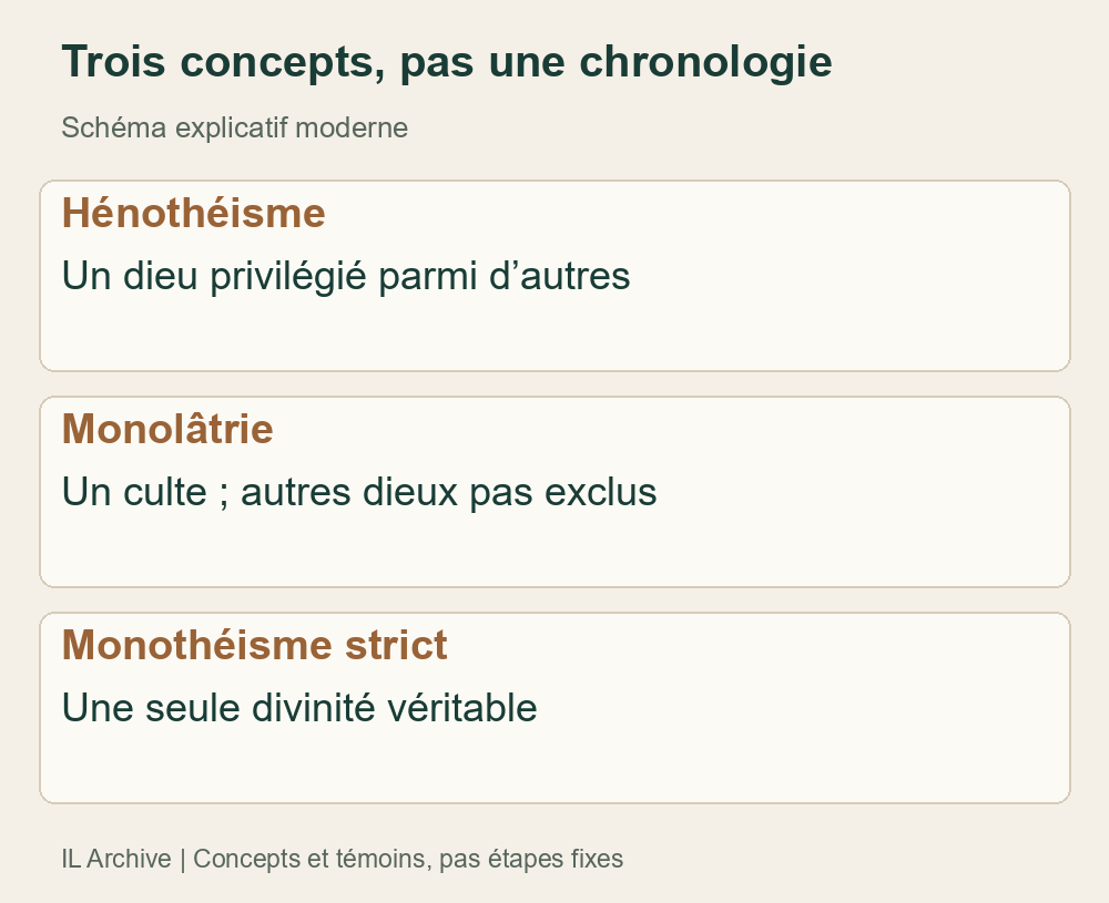 Comparaison moderne de définitions de travail. Termes variables et chevauchants ; ordre ne datant pas trois étapes successives pour tous